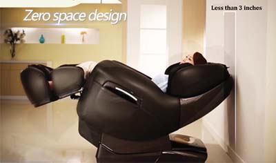 Space Saving Design of Osaki TP 8500 Massage Chair