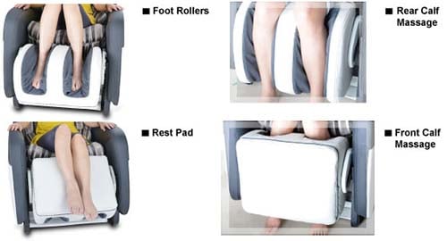 Apex TC-531 Massage Chair Review Leg Rest - Chair Institute