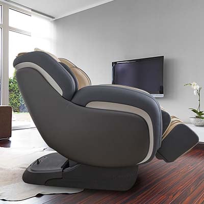 Kahuna LM7800 Massage Chair Ivory Side - Chair Institute