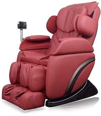 red massage chair