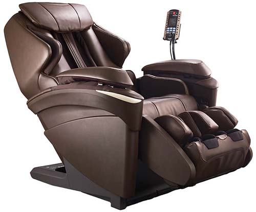 Left View of Brown Variants of Panasonic EP MA73 Massage Chair 