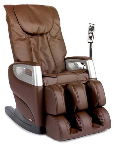Cozzia 16018 Massage Chair Brown Side - Chair Institute