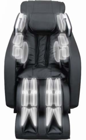 Front view of Daiwa Massage Chair Airbags