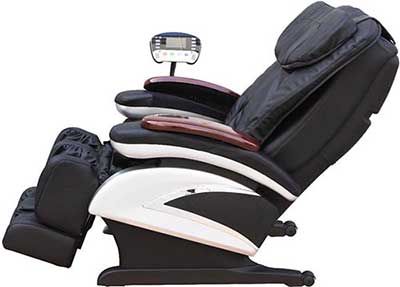 Side view of an upright Bestmassage ECO6 massage chair