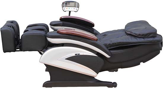 Side view of Bestmassage EC06 massage chair in fully reclined position