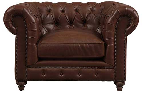 Leather Club Chesterfield Chair for Types of Chesterfield Chairs