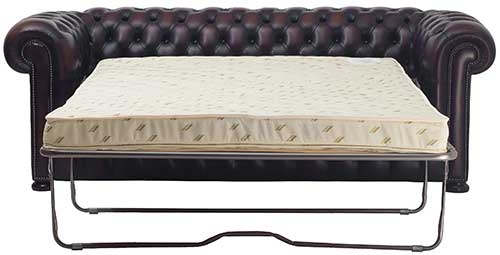 An Image of Chesterfield Leather Sofa Bed for Types of Chesterfield Chairs