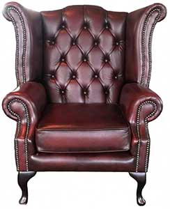 Chesterfield Queen Anne Armchair for Types of Chesterfield Chairs