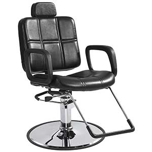 Reclining Shampoo Styling Hydraulic Barber Chair 