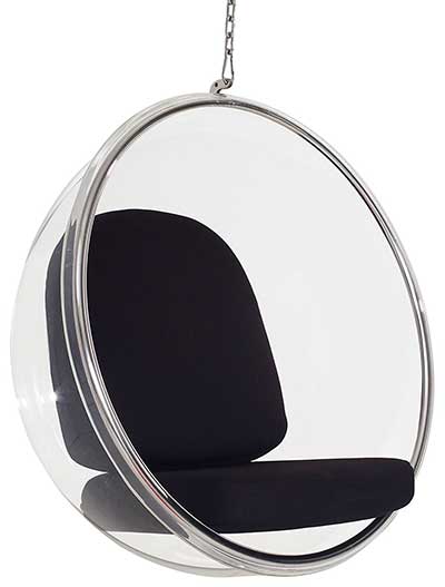 Modway Eero Aarnio Style Bubble Chair for the Different Types of Bubble Chairs