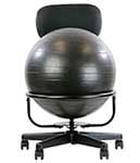 Cando Ball Office Chair Metal Ball With No Arms - Chair Institute
