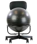 A Sample Image of CanDo Metal Ball Chair Without Arms