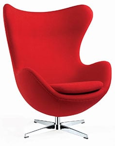 An Image Sample of ​​​​Egg Couch (The Swan) Chair for Egg Chair Overview