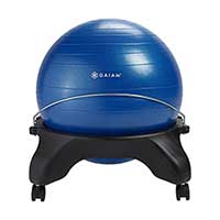An Image of Gaiam Balance Ball Blue Variants for Gaiam Balance Ball Chair Reviews