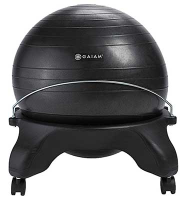 An Image of Gaiam Balance Ball Chair for Gaiam Balance Ball Chair Review
