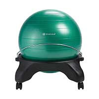 An Image of Gaiam Balance Ball Green Variants for Gaiam Balance Ball Chair Reviews