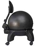 Isokinetics Ball Chair Adjustable Back Exercise Ball Chair Small - Chair Institute
