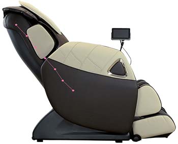 An image of side view of the Ogawa Refresh Plus massage chair.