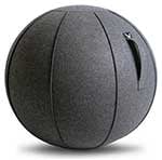 An Image of Vivora Luno Exercise Ball Anthracite Variants and Color Options