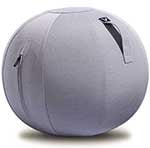An Image of Vivora Luno Exercise Ball Platinum Grey Variants and Color Options