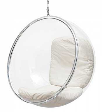An Image Sample of ​Classic Hanging Chair for Bubble Chairs Reviews