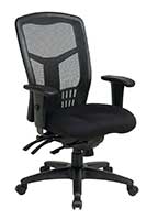 The Office Star High Back Chair in black