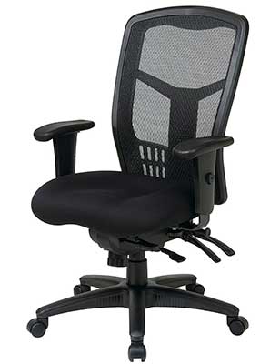 Side view of the Office Star High-Back Managers Chair