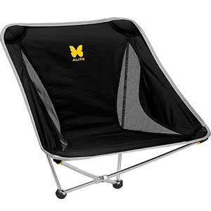 An Image Sample of Black Variants of Alite Designs Monarch Backpacking Chair