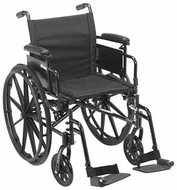 An image of Drive Medical Cruiser X4 in black color.
