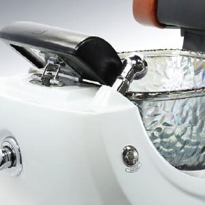 An Image Sample of Adjustable Footrest of Cleo GX Pedicure Chair