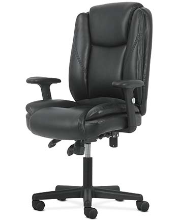 A smaller image of HON Sadie High-Back office chair in black.