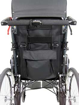 An Image Sample of On-Board Storage of Karman MVP 502 Reclining Wheelchair