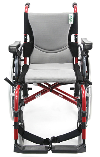 An Image Sample of Red Variants of Karman S-305 Ergonomic Wheelchair