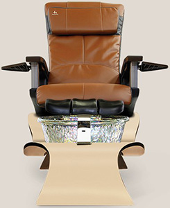 An Image Sample of Cappuccino Variants of Litebox ONE Smart Pedicure Chair