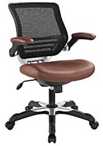 A smaller image of Modway Edge Mesh Back Ergonomic Desk chair in tan color