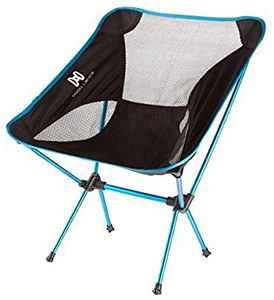 A Light Blue Variants of Moon Lence Compact Backpacking Chair