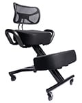Sleekform Ergonomic Kneeling Chair Review Sleekform Ergonomic Kneeling Chair With Backrest and Handles - Chair Institute