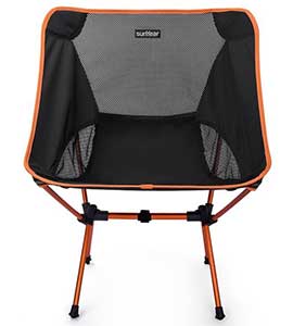 An Image Sample of Orange Variants of Sunyear Compact Folding Backpack Chair