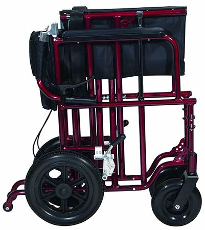 An Image Sample of Easy Adjustability of Drive Medical Bariatric Transport Chair