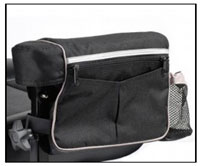 An Image Sample of Drive Medical Titan Power Wheelchair Armrest Bag
