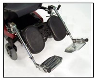 An Image Sample of Drive Medical Titan Power Wheelchair Elevating Leg Rests