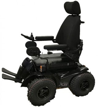 Extreme X8 All Terrain Wheelchair Black Variants