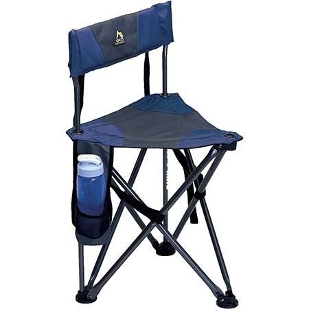 GCI Outdoor Quik-E-Seat chair in midnight blue color