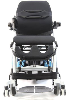 An Image Sample of Front View of Karman XO-202 Electric (Standing) Wheelchair