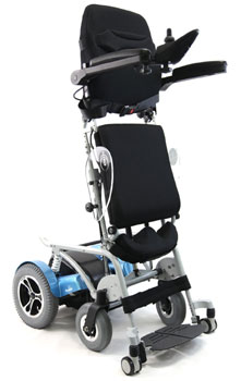 An Image Sample of Full Stand-Up View of Karman XO-202 Electric (Standing) Wheelchair