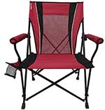 A smaller image of Kijaro Dual Lock Hard Arm Portable Camping Chair in Red Rock Canyon color