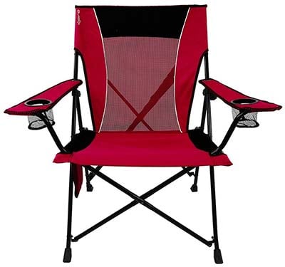 An image of Kijaro Dual Lock Portable Camping Chair in Red Rock Canyon Color