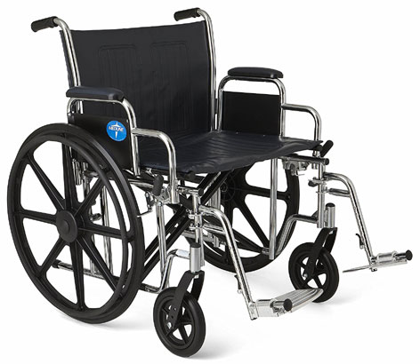 An Image Sample of Medline Bariatric Wheelchair