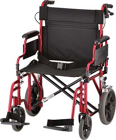An Image Sample of NOVA Medical Products Transport Wheelchair