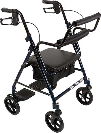 A smaller image of ProBasics Transport Rollator in blue